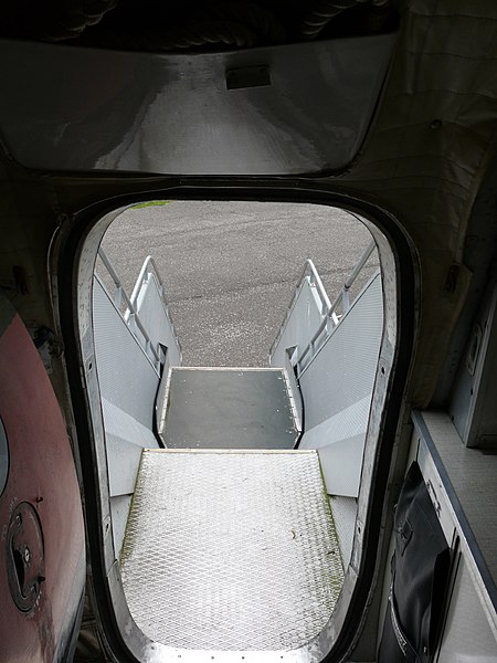 File:Museum of Flight DH Comet door.jpg