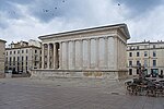 Thumbnail for File:Nîmes Maison carrée from the southwest.jpg