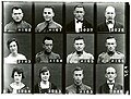 Depicted: (row one) Schaeffer, E. T.; Filgate, John; Baker, E. A.; Bicking, George W. (row two) Wall, Josie E.; McClung, J. F.; Buck, A. F.; Grabill, C.(row three) O'Keefe, G.; Mechelke, L-A. H.; Thompson, V. M.; Wormley, P. L.