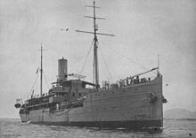 Military transport Vital de Oliveira, sunk in 1942 by a German submarine NHi Vital de Oliveira.jpg