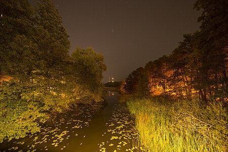 WLE: Night in Nackareservatet, a nature reserve in Nacka in eastern Sweden.