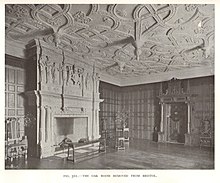 The Sate Room, removed from the Bristol mansion. From Weaver (1913) New Place Oak Room Lutyens Houses and Gardens 1913 Page220.jpg