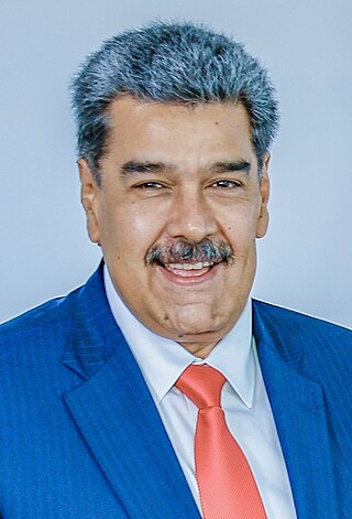 <span class="mw-page-title-main">Nicolás Maduro</span> President of Venezuela since 2013