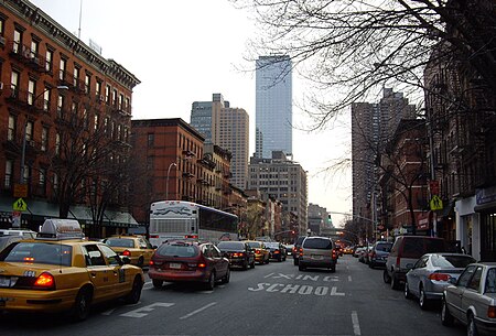 Ninth ave at 49th st facing south