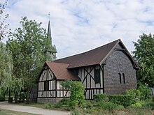 L'église réimplantée.