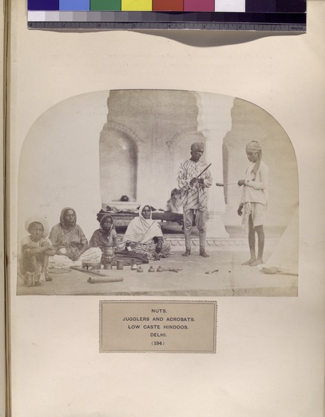 File:Nuts, jugglers and acrobats, low caste Hindoos, Delhi (NYPL b13409080-1125433).tiff