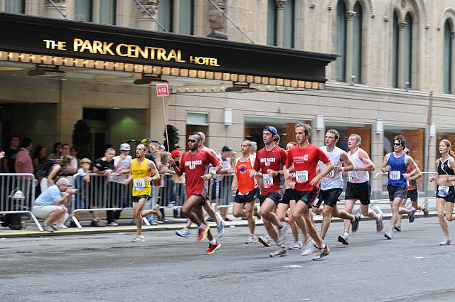 Runners in the 2008 New York City Half Marathon