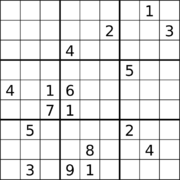A Sudoku with 17 clues Oceans Sudoku17 Puzzle-39451 trimmed.png