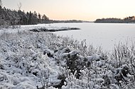 O lago Olasjön