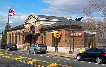 The former Newburgh Station of the West Shore Railroad