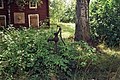 Old wooden buildings in Huittinen, Finland