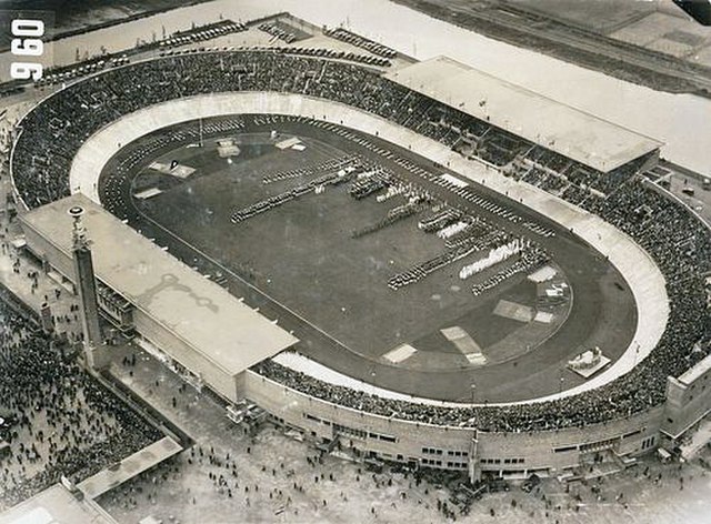The Olympic Stadium during the Olympic Games of 1928