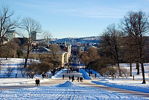 Vista no inverno