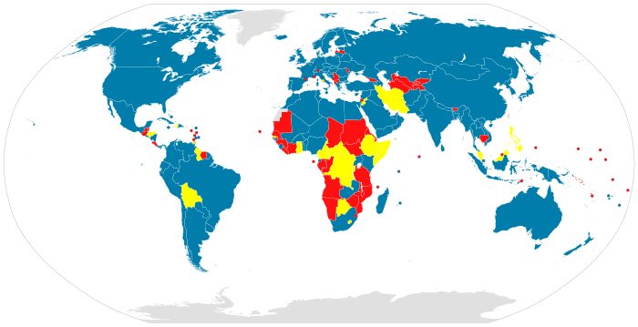 Outer Space Treaty parties map colors updated 03012022.svg