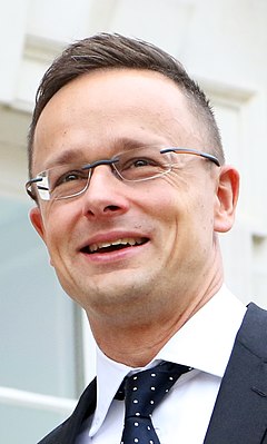Péter Szijjártó - Hungarian Minister of Foreign Affairs and Trade (44613275674) (cropped).jpg