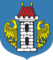 Oświęcim (de: Auschwitz) település címere