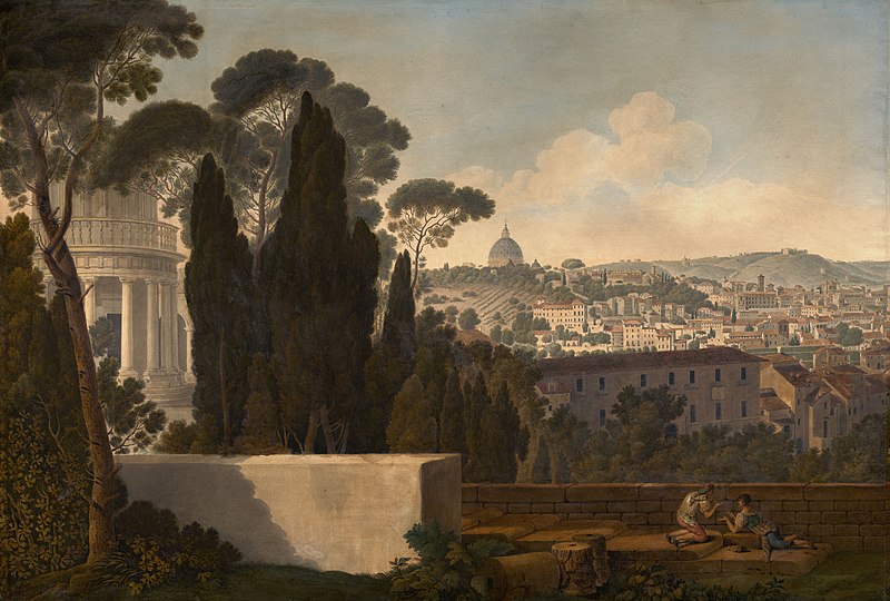 File:Panorama de Rome vu depuis la terrasse de San Pietro in Montorio (bgw20 0505).jpg
