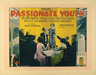 <i>Passionate Youth</i> 1925 film