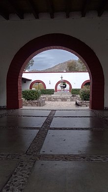 Patio y biblioteca en en Plaza Monumental - Magdalena Sonora