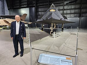 Paul Kaminski in front of the F-117A Stealth Fighter Paul G. Kaminski in front of the F-117A Stealth Fighter.jpg