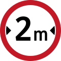 Width limit