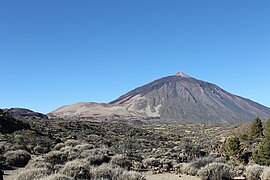 El Teide en febrero de 2012