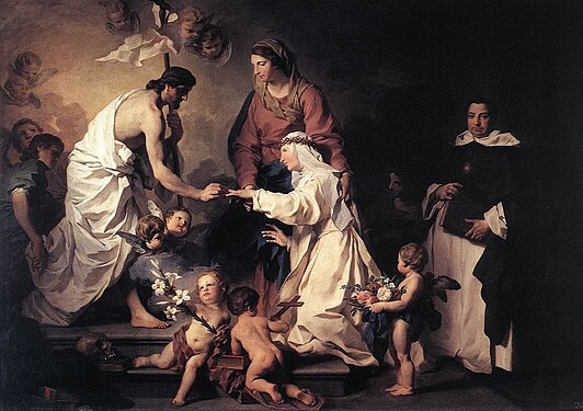 Pierre Subleyras, The Mystic Marriage of St. Catherine of Ricci