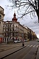 Čeština: Zastávka Perunova v Korunní ulici, Praha-Vinohrady English: Perunova Stop, Korunní Street, Prague-Vinohrady, CZ