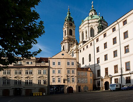 Prahue Malostranske namesti Pano