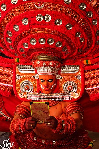 <span class="mw-page-title-main">Theyyam</span> Ritual form of worship from Kerala, India