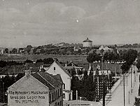 The completed water tower Raevebakken with water tower.jpg