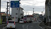 国道301号との分岐 浜松市北区三ヶ日町