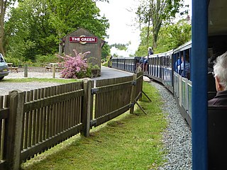 <span class="mw-page-title-main">The Green railway station</span> Station on the Ravenglass & Eskdale Railway, Cumbria, England