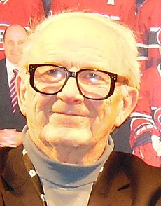 Red Fisher at a Montreal Canadiens event in late 2009