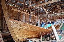 Replica of Restauration under construction at Finnoy, Norway Restauration 2008.JPG