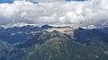 Rheinwaldhorn as seen from Pizzo Erra. Deutsch: aus dem Bleniotal mit vorgelagerten Bergen