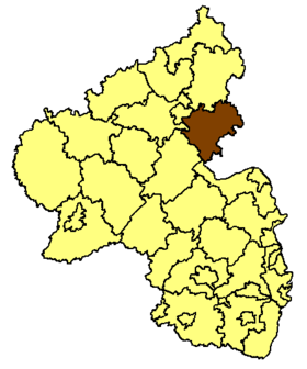 Rhein-Lahn-Kreis läge i Rheinland-Pfalz