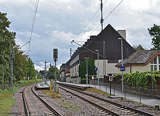 <span class="mw-page-title-main">Riehen railway station</span> German owned railway station in Switzerland