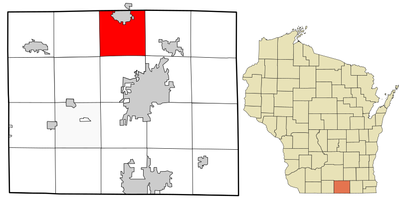 File:Rock County Wisconsin incorporated and unincorporated areas Fulton highlighted.svg