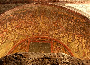 Cristo e os apóstolos, Catacumba de Domitila