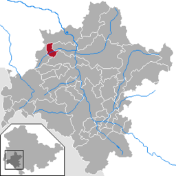 Läget för kommunen Rosa i Landkreis Schmalkalden-Meiningen