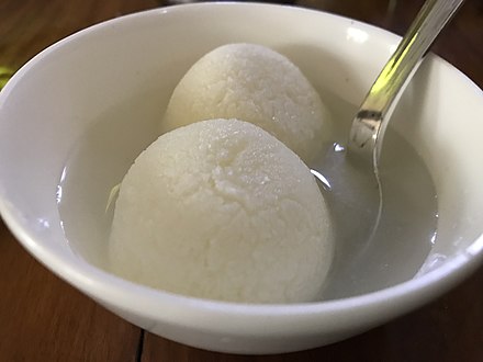Roshogolla, the sweet meal associated with Kolkata and the Bengali cuisine