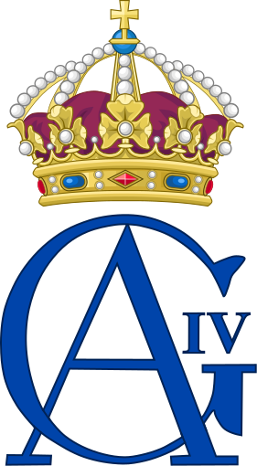 File:Royal Monogram of King Gustaf IV Adolf of Sweden.svg