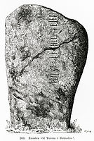 The runestone at Tanum church, Bohuslän (page 219).