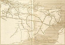 A 1912 map of the SE&CR network SECR 1912 from A&C Black.jpg