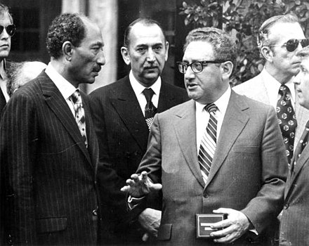 Entretiens Kissinger-Sadate en novembre 1973.