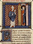 Sint-Leodegarius en koning Childerik II, ca. 1290