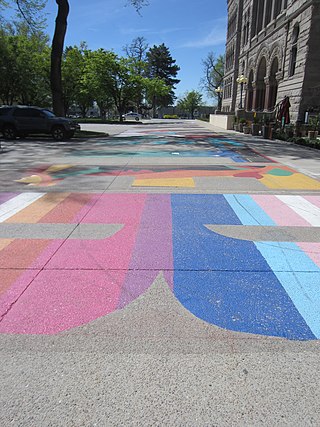 <span class="mw-page-title-main">Black Lives Matter street mural (Salt Lake City)</span> Mural in Salt Lake City, Utah, U.S.