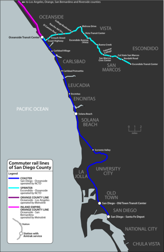 <span class="mw-page-title-main">North County Transit District</span> Public transportation agency in Northern San Diego County, California