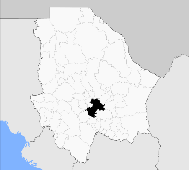 Localização de Satevó em Chihuahua